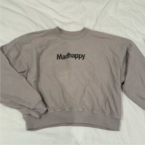 🗽Madhappy Taupe Cropped Sweater